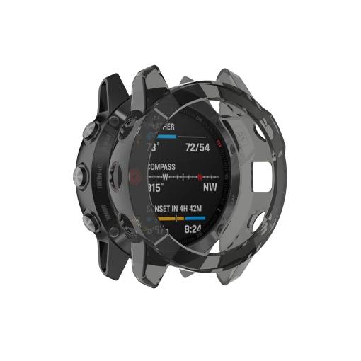 Foto - Szilikon keret Garmin Enduro 1 és Garmin Fenix ​​​​6X készülékekhez - Fekete