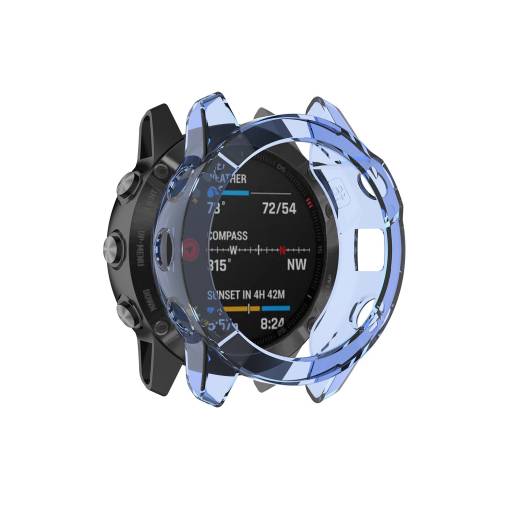 Foto - Szilikon keret Garmin Enduro 1 és Garmin Fenix ​​​​6X készülékekhez - Kék