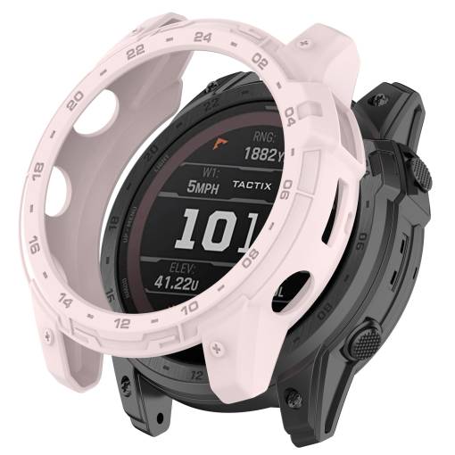 Foto - Szilikon keret Garmin Enduro 2 és Garmin Tactix 7 készülékekhez - Rózsaszín