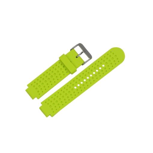 Foto - eses Perforált szilikon szalag Garmin Forerunner 25 - S méret, zöld