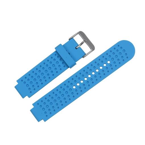 Foto - eses Perforált szilikon szalag Garmin Forerunner 25 - S méret, kék