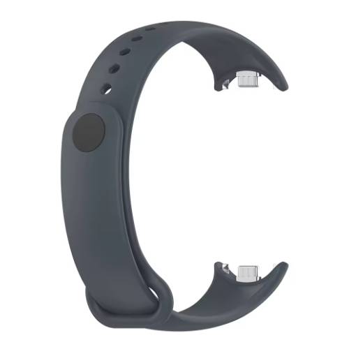 Foto - eses Szilikon szíj Xiaomi Smart Band 8 és Smart Band 9 órákhoz - Szürke