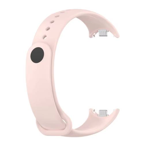 Foto - eses Szilikon szíj Xiaomi Smart Band 8 és Smart Band 9 órákhoz - Rózsaszín