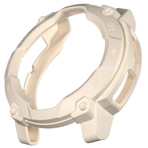Foto - Szilikon keret Garmin Instinct 3 okosórához - Bézs, 45 mm