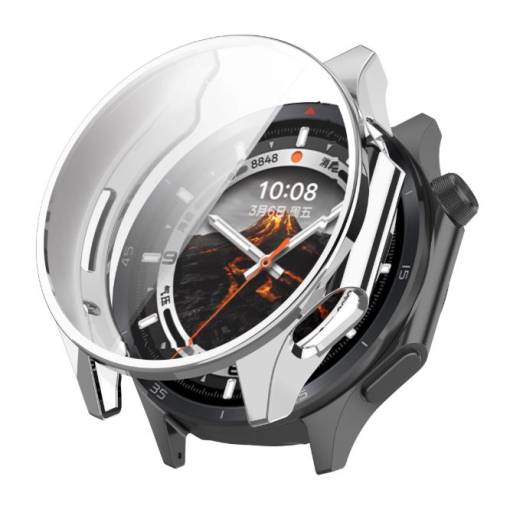 Foto - Szilikon tok Oppo Watch X2 és OnePlus Watch 3 készülékekhez - Ezüst