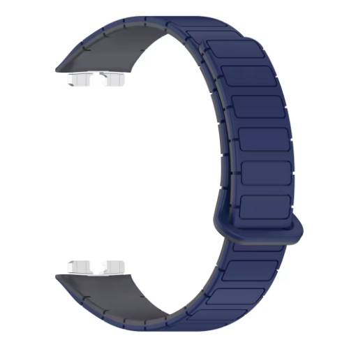 Foto - eses Szilikon szíj Huawei Band 8, 9-hoz - Kék