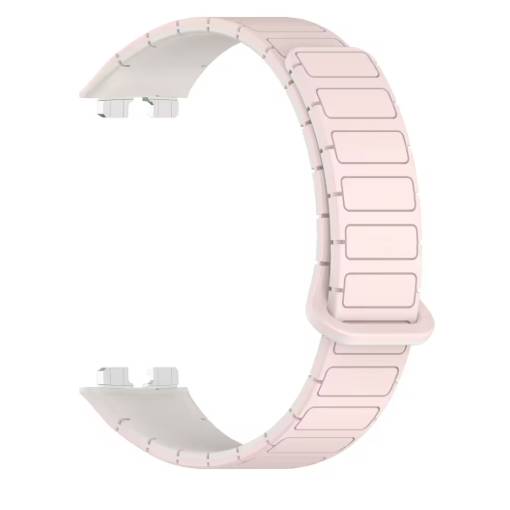 Foto - eses Szilikon szíj Huawei Band 8, 9-hoz - Rózsaszín