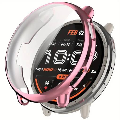 Foto - Védőborítás a Amazfit Active 2 készülékhez - Rózsaszín