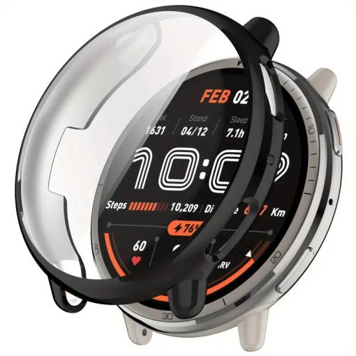 Foto - Védőborítás a Amazfit Active 2 készülékhez - Fekete