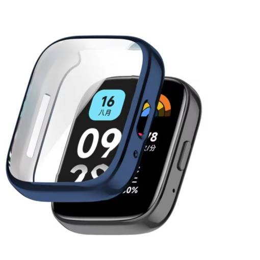 Foto - Szilikon borítás a Xiaomi Redmi Watch 3 Active készülékhez - Kék