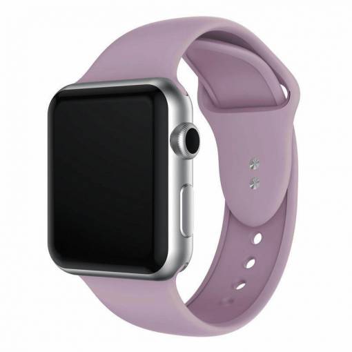 Foto - eses Szilikon szíj Apple Watchhoz - Lila S, M, L - 42mm, 44mm, 45mm, 49mm