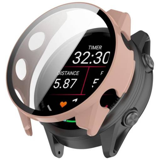 Foto - Garmin Forerunner 570 védőburkolat - Rózsaszín, 42 mm