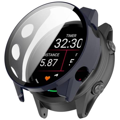 Foto - Garmin Forerunner 570 védőburkolat - Kék, 47 mm