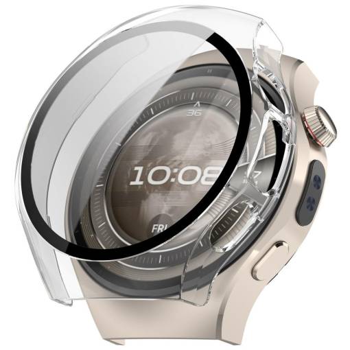 Foto - Huawei Watch 5 védőburkolat - Átlátszó, 46 mm