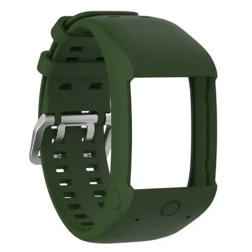 Foto - eses szilikonpánt Polar M600-hoz - Zöld