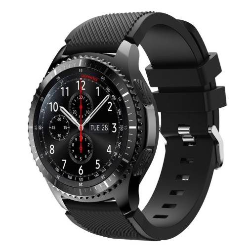 Foto - eses Silikon szíj Niceboy X-fit Watch Pixel - Fekete