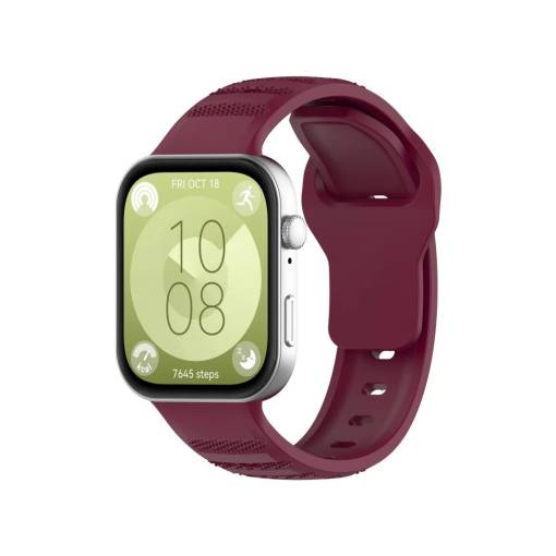 Foto - eses Szilikon szíj Huawei Watch Fit 3, 4 és 4 Pro okosórákhoz - Bézs