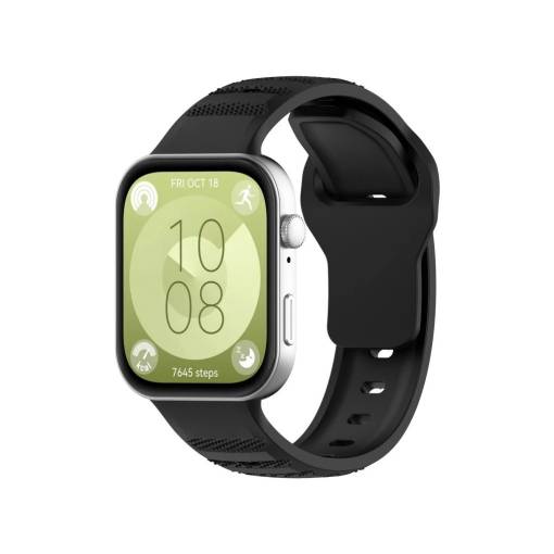 Foto - eses Szilikon szíj Huawei Watch Fit 3, 4 és 4 Pro okosórákhoz - Bézs