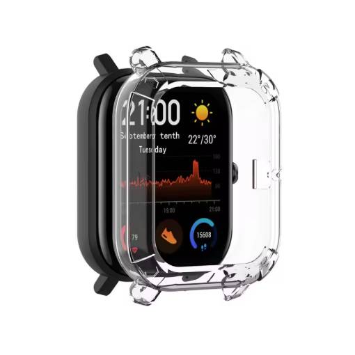 Foto - Védőtok Amazfit GTS 4-hez - Fekete