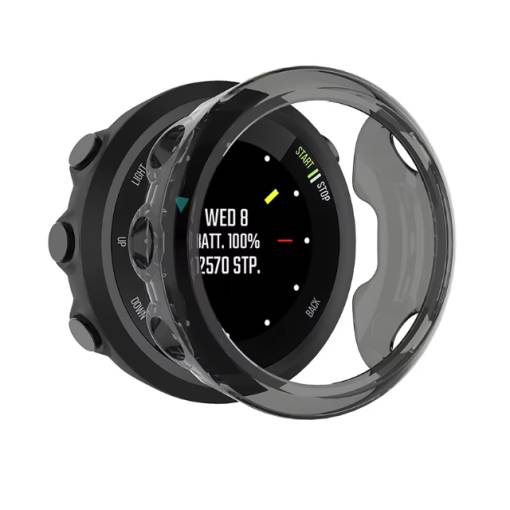 Foto - Silikon keret Garmin Forerunner 45 - Fekete