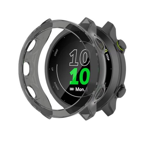 Foto - Silikon keret Garmin Forerunner 55-höz - Fekete