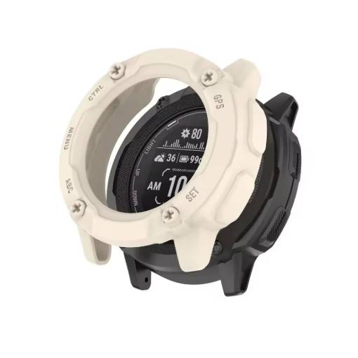 Foto - Silikon keret Garmin Instinct 2X-hez - Bézs