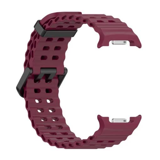 Foto - eses Silikonos szövedék Samsung Galaxy Watch 8-hoz - Kék