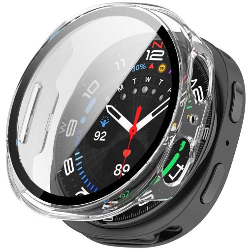 Foto - Samsung Galaxy Watch 8 44mm védelmező tok - Átlátszó