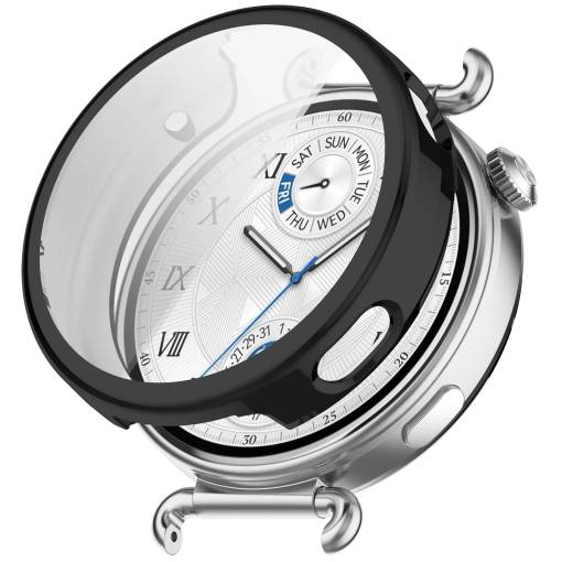 Foto - Silikon védőtok a Huawei Watch GT 6 41mm-hez - Fekete