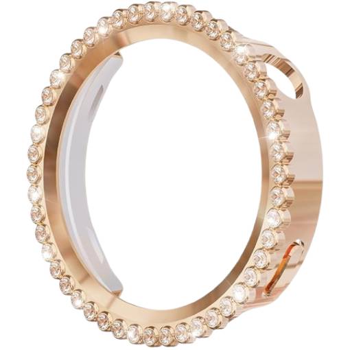 Foto - Védőkeret kövekkel Huawei Watch GT 6 41mm - Rózsaszín