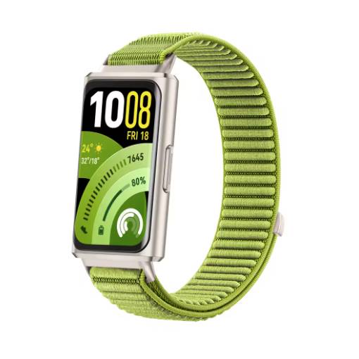 Foto - Nylon szíj Huawei Band 11 és Huawei Band 11 Pro - Zöld