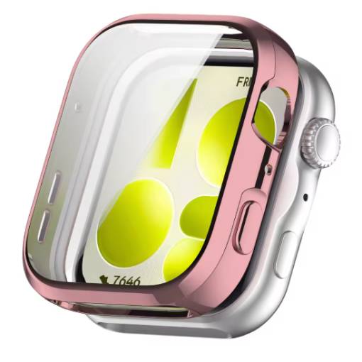 Foto - Szilikon tok a Huawei Watch Fit 5-höz - Rózsaszín