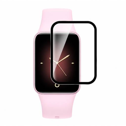 Foto - Védőfólia fekete kerettel a Xiaomi Smart Band 10 Pro-hoz