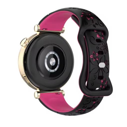 Fekete sötét rózsaszín, 12 mm