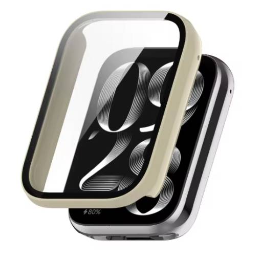 Foto - Védőtok a Xiaomi Smart Band 10 Pro-hoz - Bézs