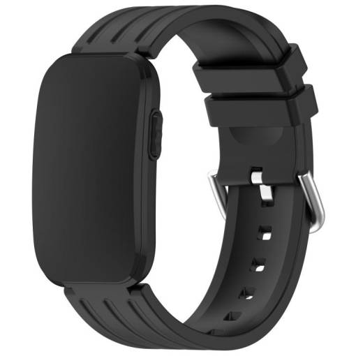 Foto - eses Silikon szíj a Garmin CIRQA Smart Band-hez - Fekete