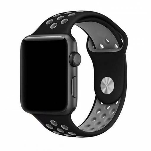 Foto - eses sportovní řemínek pro Apple Watch černý/žlutý 42mm/44mm/45mm