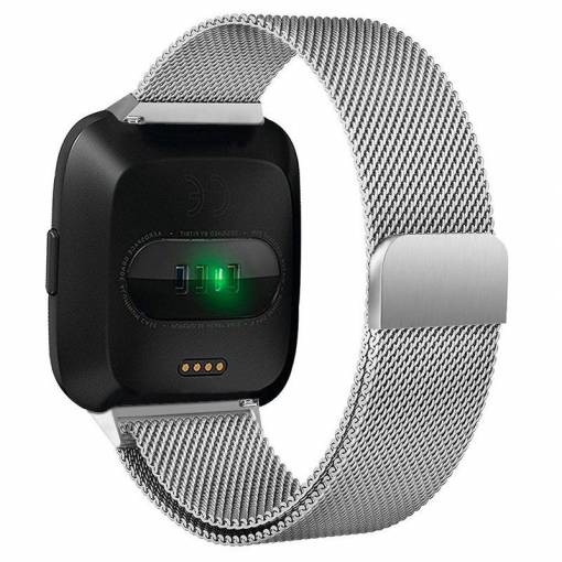 Foto - esses Milanese Loop for Fitbit Versa - S méret, ezüst