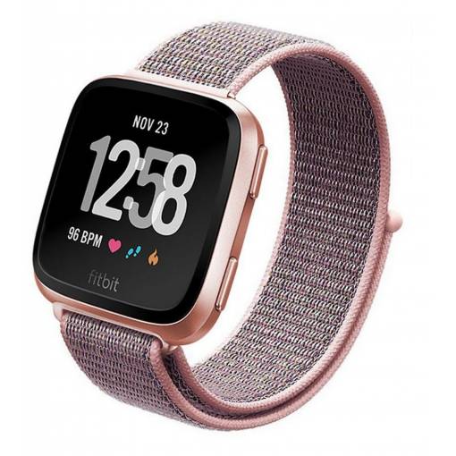 Foto - eses Nylon pánt Fitbit Versához - Rózsaszín