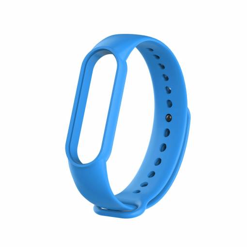 Foto - Karkötő Xiaomi Mi Band 5, Mi Band 6 és Amazfit Band 5 modellekhez - Kék