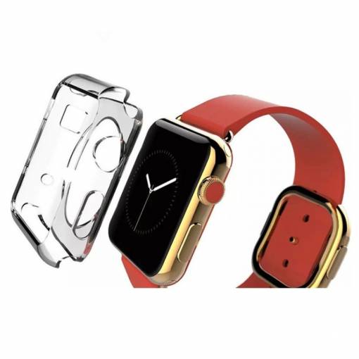 Foto - Silikon védő tok Apple Watch 42mm - Átlátszó
