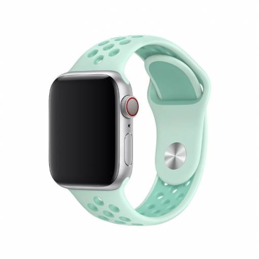 Foto - eses Szilikon szíj Apple Watchhoz - Zöld, S, M, L - 42mm, 44mm, 45mm, 49mm