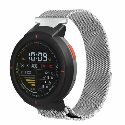 Foto - eses Milanes stroke a Xiaomi Amazfit Verge számára - Ezüst