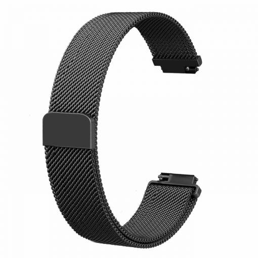 Foto - eses Milanes Tug Fitbit Inspire 1, 2, HR, Ace 2 a 3 - L Méret, fekete