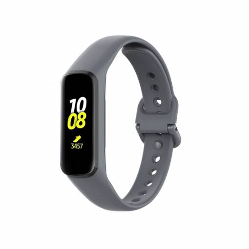 Foto - eses Szilikon szíj Samsung Galaxy Fit 2-höz - Szürke