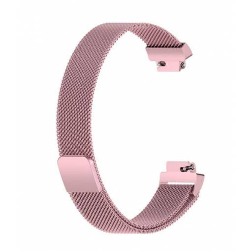 Foto - esses Milanes Strap Fitbit Inspire 1, 2, HR, Ace 2 és 3 - S méret, rózsaszín